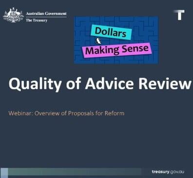 Quality of Advice - Dollars & Making Sense - 13 Sept 2022